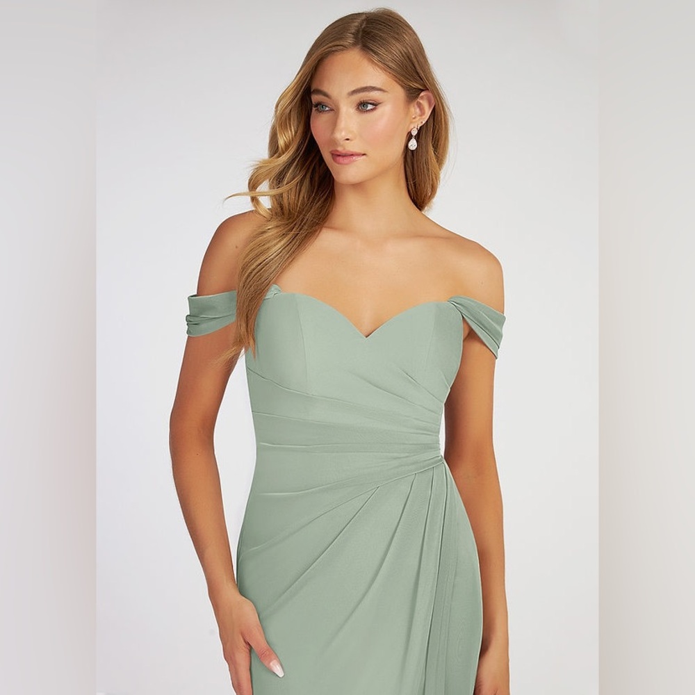 Dusty Sage Selma Azazie Bridesmaid Dress